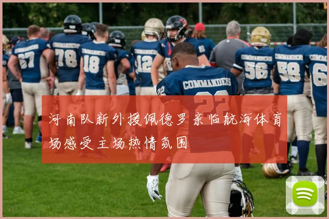 河南队新外援佩德罗亲临航海体育场感受主场热情氛围